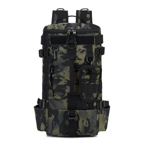 Tactical Fishing Backpack Tackle Bag with Rod Holders Fish Equipment Storage Molle Camping Hiking Outdoor Multifunctional Bag - Image 11
