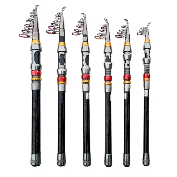 1.8-3.6m Carbon Fiber Fishing Rod And Reel Combo Super Hard Telescopic Fishing Pole Spinning Reel Kit Max Resistance 3-8kg Pesca - Image 4