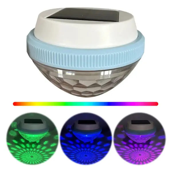 Solar Floating Pool Light Rechargeable Lamp With Panel Outdoor Led Lamps For Outdoors Christmas Decoration Color Changing Garden - Image 3