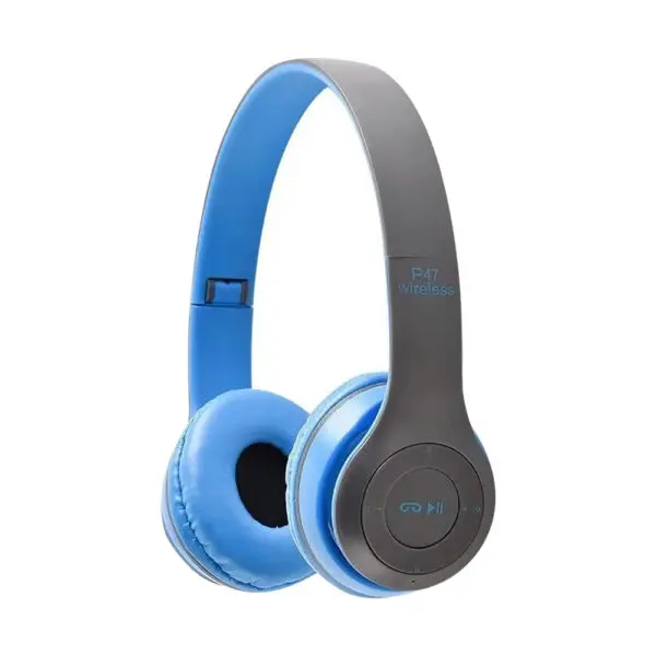 Stereo P47 Headset 5.0 Bluetooth Headset Folding Series Wireless Sports Game Headset for iPhone XiaoMi - Image 2