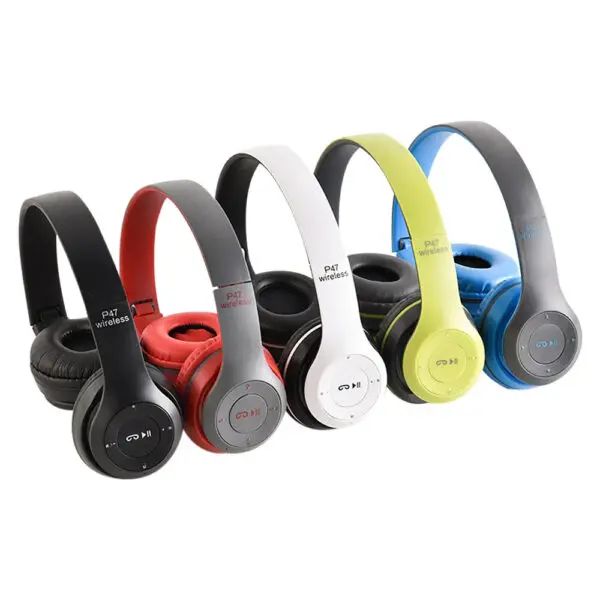 Stereo P47 Headset 5.0 Bluetooth Headset Folding Series Wireless Sports Game Headset for iPhone XiaoMi - Image 6