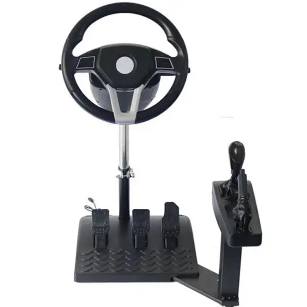 Computer USB Drive School English Software Steering Wheel Racing Games Driving Learning Game Height Adjustment Gaming Peripheral - Image 6