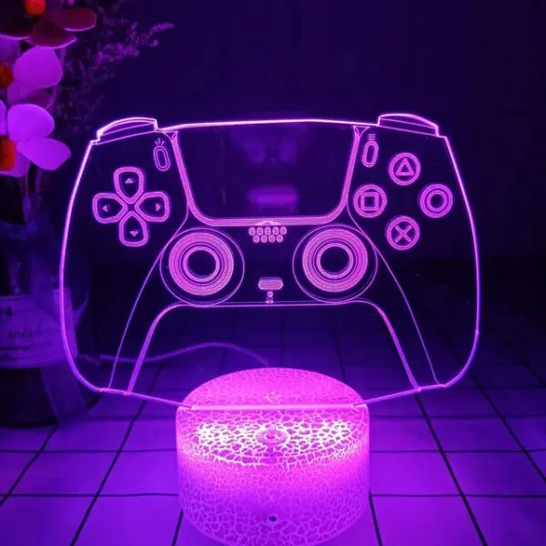 3D LED Gaming Setup RGB Lamp USB Powered Gaming Room Children's Lamp Bedroom Night Lights LED Table Lamp Indoor Lighting Gifts - Image 8