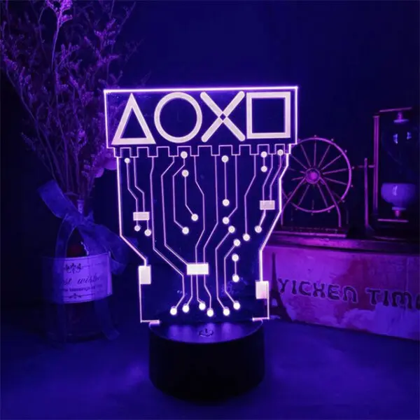 3D LED Gaming Setup RGB Lamp USB Powered Gaming Room Children's Lamp Bedroom Night Lights LED Table Lamp Indoor Lighting Gifts - Image 12