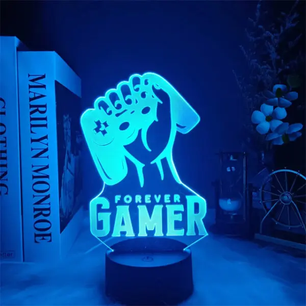 3D LED Gaming Setup RGB Lamp USB Powered Gaming Room Children's Lamp Bedroom Night Lights LED Table Lamp Indoor Lighting Gifts - Image 14