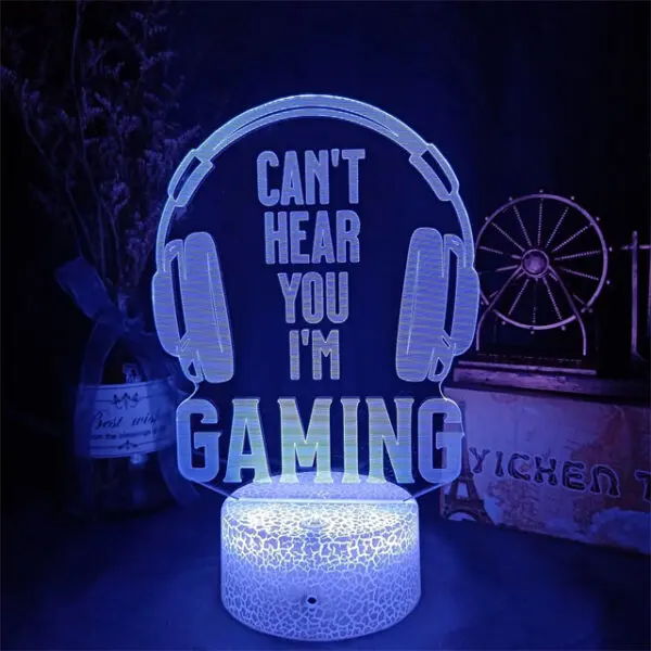 3D LED Gaming Setup RGB Lamp USB Powered Gaming Room Children's Lamp Bedroom Night Lights LED Table Lamp Indoor Lighting Gifts - Image 15