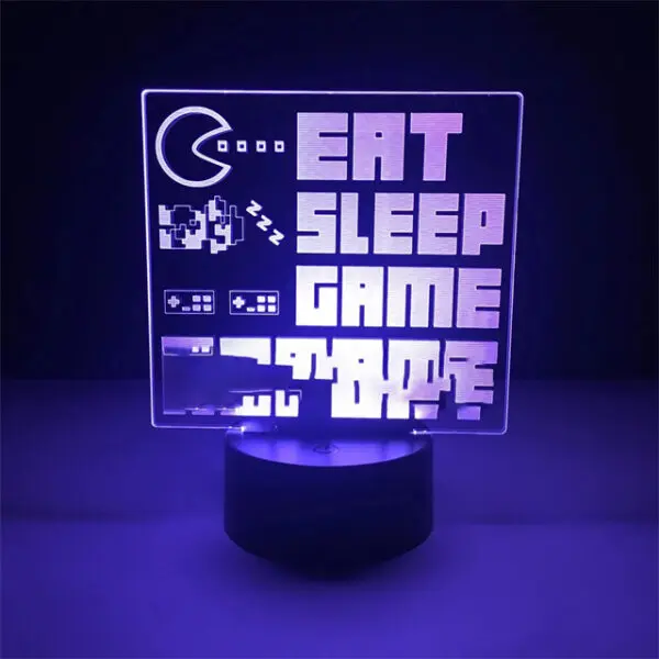 3D LED Gaming Setup RGB Lamp USB Powered Gaming Room Children's Lamp Bedroom Night Lights LED Table Lamp Indoor Lighting Gifts - Image 17