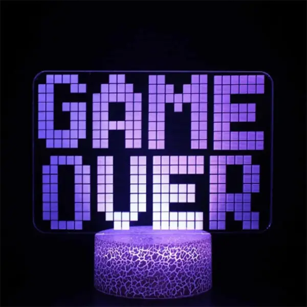 3D LED Gaming Setup RGB Lamp USB Powered Gaming Room Children's Lamp Bedroom Night Lights LED Table Lamp Indoor Lighting Gifts - Image 19