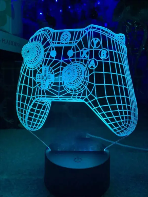 3D LED Gaming Setup RGB Lamp USB Powered Gaming Room Children's Lamp Bedroom Night Lights LED Table Lamp Indoor Lighting Gifts - Image 21