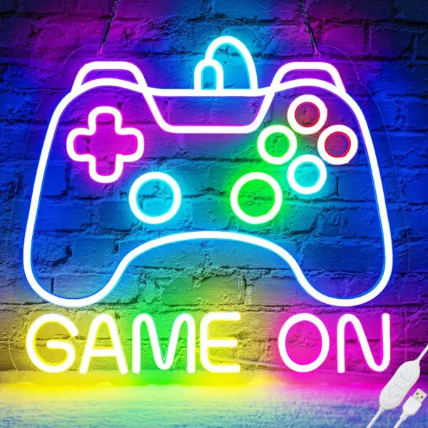 Game Zome Neon Sign LED Wall Decor USB Powered Acrylic For Gaming Lighting Bedroom Bedside Wall Decor Gamer Party Birthday Gift - Image 8