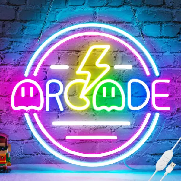 Game Zome Neon Sign LED Wall Decor USB Powered Acrylic For Gaming Lighting Bedroom Bedside Wall Decor Gamer Party Birthday Gift - Image 10