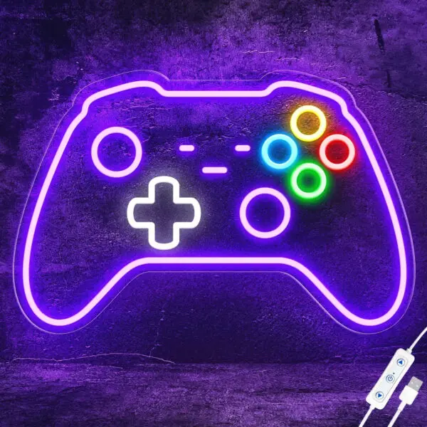 Game Zome Neon Sign LED Wall Decor USB Powered Acrylic For Gaming Lighting Bedroom Bedside Wall Decor Gamer Party Birthday Gift - Image 13