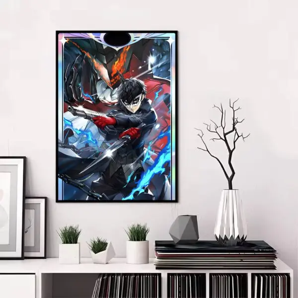 Persona 5 Gaming Anime Poster HD art sticky wall waterproof home living room bedroom bar aesthetic decoration - Image 9