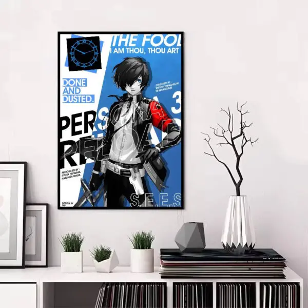 Persona 5 Gaming Anime Poster HD art sticky wall waterproof home living room bedroom bar aesthetic decoration - Image 10
