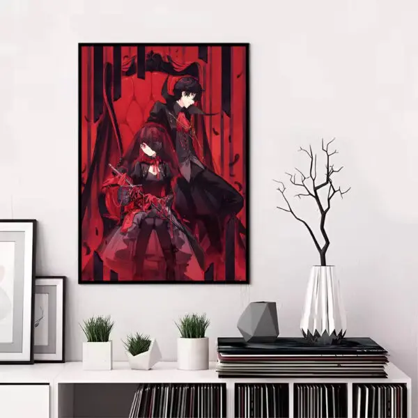 Persona 5 Gaming Anime Poster HD art sticky wall waterproof home living room bedroom bar aesthetic decoration - Image 11