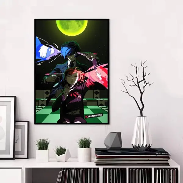 Persona 5 Gaming Anime Poster HD art sticky wall waterproof home living room bedroom bar aesthetic decoration - Image 12