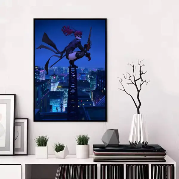 Persona 5 Gaming Anime Poster HD art sticky wall waterproof home living room bedroom bar aesthetic decoration - Image 18