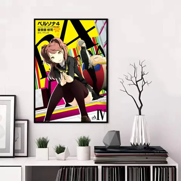 Persona 5 Gaming Anime Poster HD art sticky wall waterproof home living room bedroom bar aesthetic decoration - Image 21