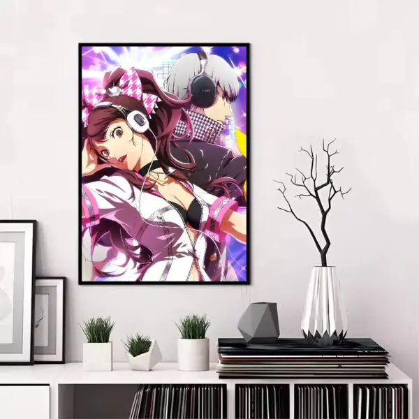 Persona 5 Gaming Anime Poster HD art sticky wall waterproof home living room bedroom bar aesthetic decoration - Image 22