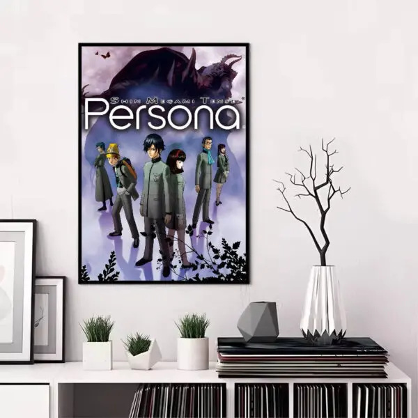 Persona 5 Gaming Anime Poster HD art sticky wall waterproof home living room bedroom bar aesthetic decoration - Image 23