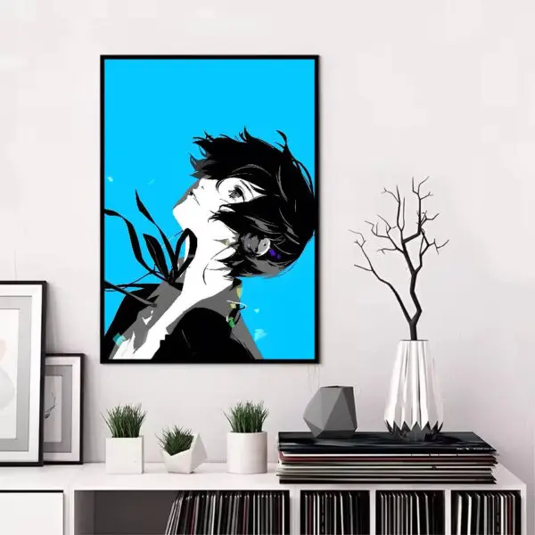 Persona 5 Gaming Anime Poster HD art sticky wall waterproof home living room bedroom bar aesthetic decoration - Image 30