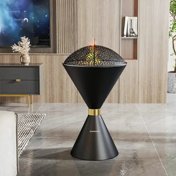 New Fire Pits Grilling Stove Indoor Charcoal Stove Brazier Tables Home Fire Wood Heater Outdoor Grill Stand Smokeless Brazier Q - Image 2