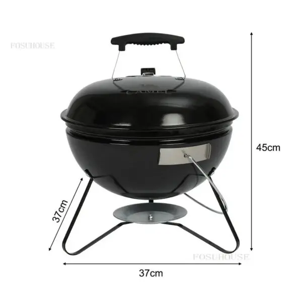 Courtyard Outdoor Fire Pits Round Heating Brazier Household Multi-functional Barbecue Grill Portable Folding Charcoal Fire Stove - Image 6