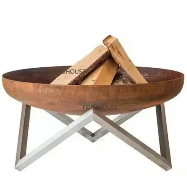 Europe Bonfire Furnace Outdoor Heaters Fire Pit For Large 60CM Outdoor Courtyard Charcoal Wood Fire Stove Garden Terrace Brazier - Image 2