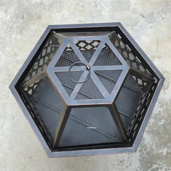 Copper System Fire Pit For Europe Outdoor Heater Charcoal Braziers Creative Leisure Outdoor Courtyard Barbecue Charcoal Brazier - Image 4