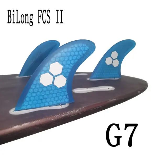 BiLong FCS II G7 Surfboard Thruster Tri Fin Fiberglass with Carbonfiber Electric Surfboard Quilhas Surf Wakeboard Windsurf Fins - Image 19