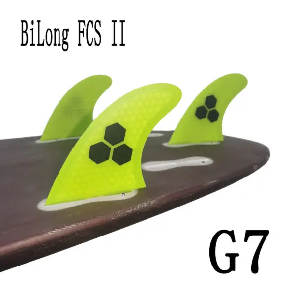 BiLong FCS II G7 Surfboard Thruster Tri Fin Fiberglass with Carbonfiber Electric Surfboard Quilhas Surf Wakeboard Windsurf Fins - Image 21