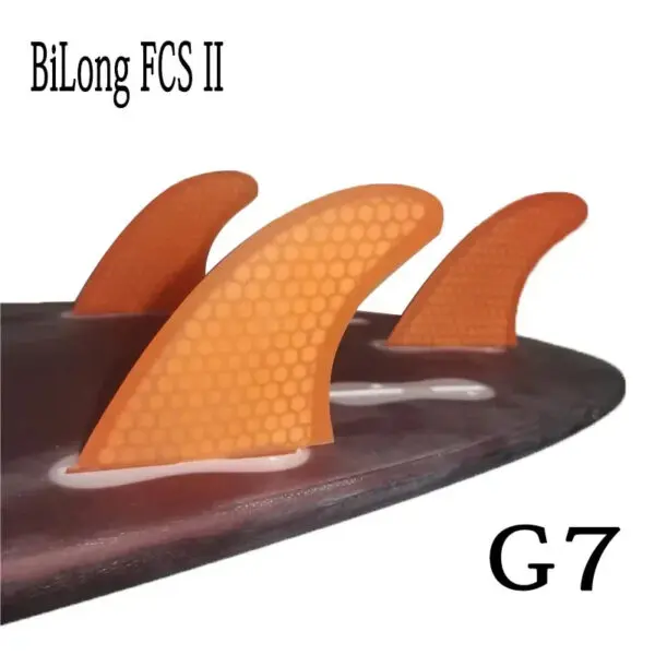BiLong FCS II G7 Surfboard Thruster Tri Fin Fiberglass with Carbonfiber Electric Surfboard Quilhas Surf Wakeboard Windsurf Fins - Image 26