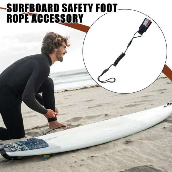 Surfing board safety hand rope Bodyboard Wrist Leash Floats Boards Surfboard Replacement Elastic Hand Strap Surfing Accessories - Image 2