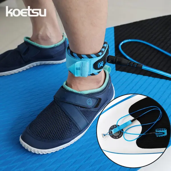 KOETSU Surfboard Leash, Professional Leg Rope, Paddle Board Straight Rope, Surfing Accessories for Surfboards and Paddle Boards - Image 2