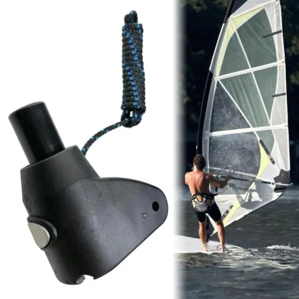 Windsurf Extension Rod Base Mount with Rope, Windsurfing Mast Extension Rod Base K1YF - Image 6