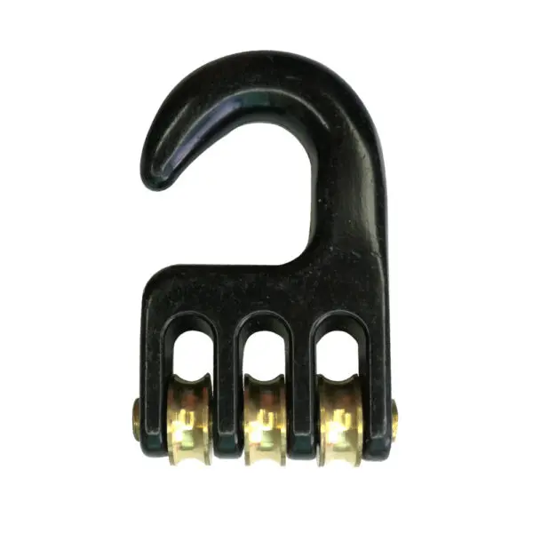 3 Wheels Windsurfing pulley hook Windsurf Rigging Trim Hook Downhaul Surf Sail Hardware Accessories