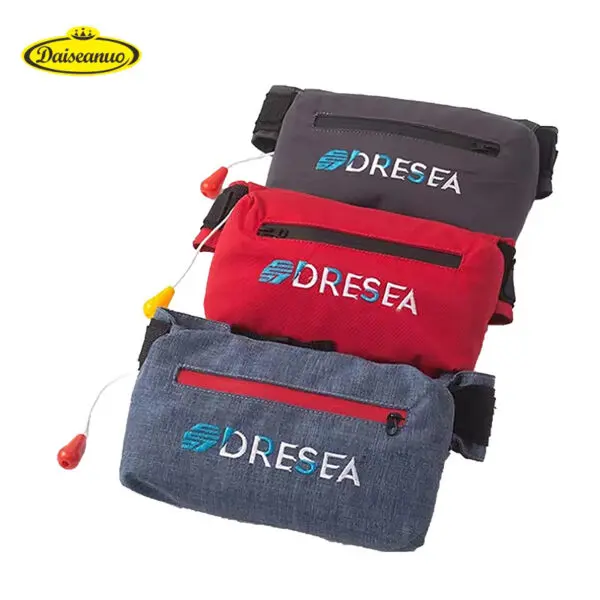 Daiseanuo Life Belt Pack Automatic Inflatable Life Jacket Waist Pouch Safety PFD Inflate Lifejacket Lifesaving Pro Survival Aid