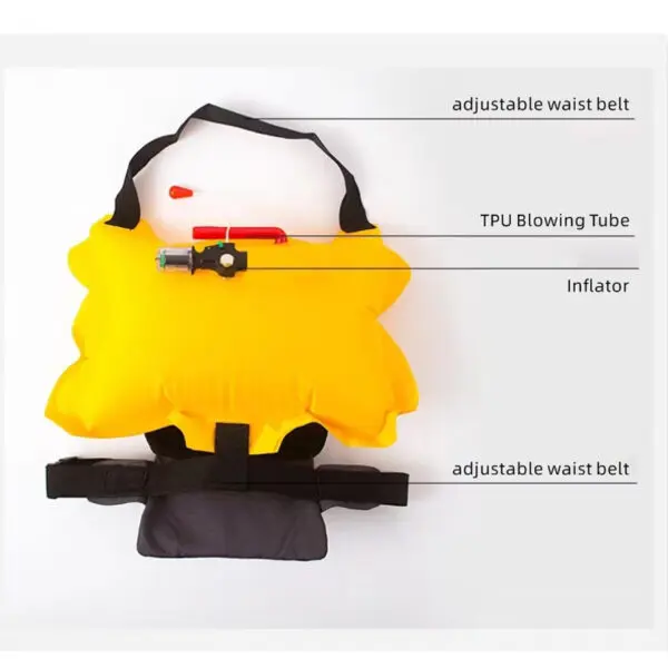 Daiseanuo Life Belt Pack Automatic Inflatable Life Jacket Waist Pouch Safety PFD Inflate Lifejacket Lifesaving Pro Survival Aid - Image 4