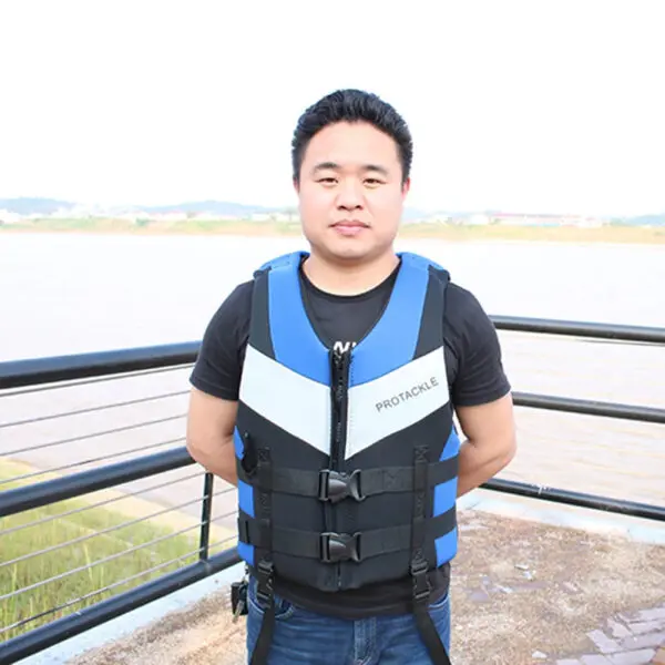 Neoprene Life Jacket Buoyancy Fishing Water Ski Vest Wear-resistant Survival Suit Water Sports Life Jacket For Swimming Fishing - Image 3