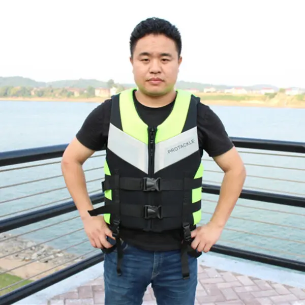 Neoprene Life Jacket Buoyancy Fishing Water Ski Vest Wear-resistant Survival Suit Water Sports Life Jacket For Swimming Fishing - Image 4