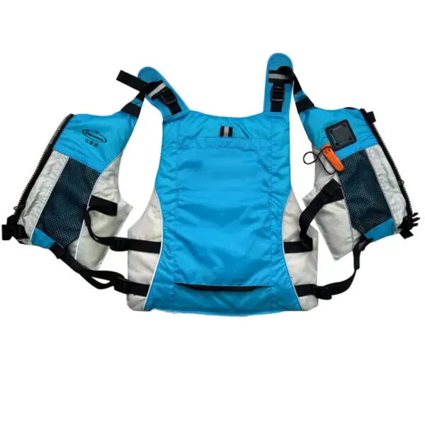 Daiseanuo Genuine CE ISO 12402-5 Approved Life Jacket Fishing Kayaking Vest with Pocket Adjustable size for Men Women - Image 2