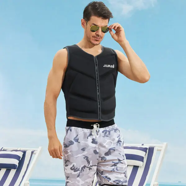 Sea Fishing Vest Water Sports Safety Protection Wear Men's Saves Lives Sport Life For Man Sailor Saltwater Supplies Apparel 2024