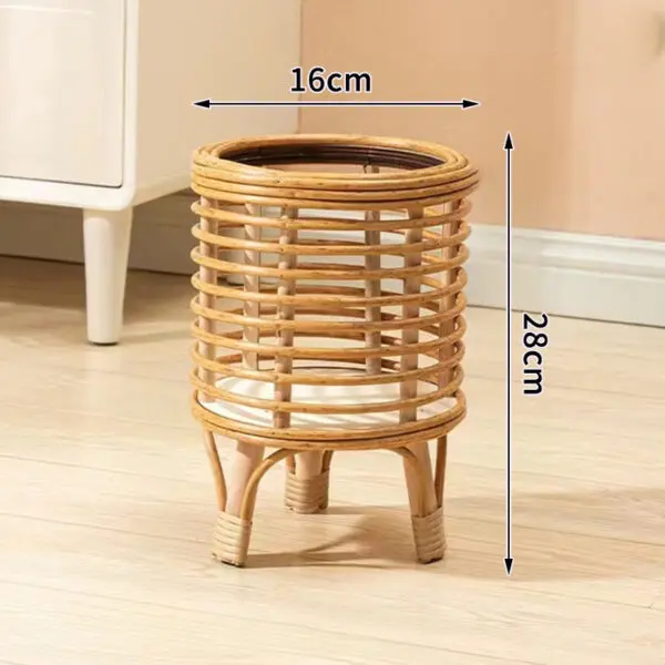 Ins Nordic Flower Pot Basket Wooden Flower Frame Indoor Outdoor Flower Pot Stand Living Room Green Plant Flower Pot Container - Image 7