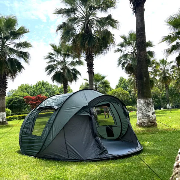 5-8 people quick opening hand throw tent waterproof camping boat tent outdoor tent fully automatic pop-up - Image 4