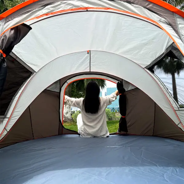 5-8 people quick opening hand throw tent waterproof camping boat tent outdoor tent fully automatic pop-up - Image 5