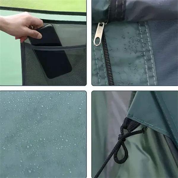 5-8 people quick opening hand throw tent waterproof camping boat tent outdoor tent fully automatic pop-up - Image 6