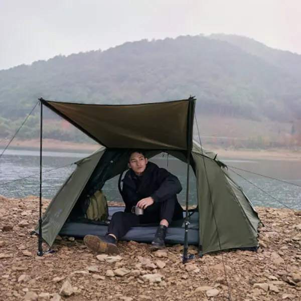 MOBI GARDEN Camping Backpacking Tent Waterproof Rainproof Hiking Silver Coated Sun Protection Easy Set Up - Image 6