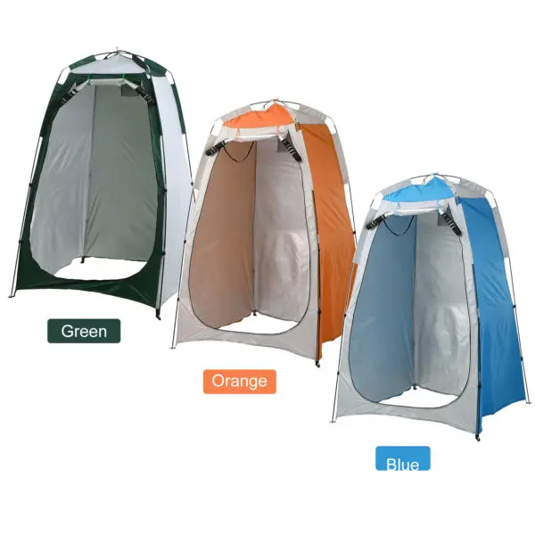 Portable Beach Shower Toilet Changing Tent Sun Rain Shelter Privacy Shelter Tent with Window for Outdoor Camping Bathroom - Image 5
