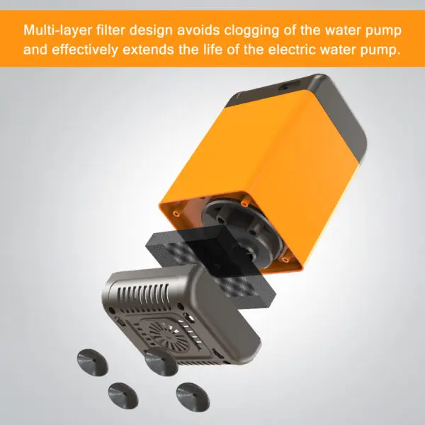 Portable Outdoor Camping Shower Pump with Intelligent Digital Display Electric Camping Shower 4800mAh for Travelling - Image 6