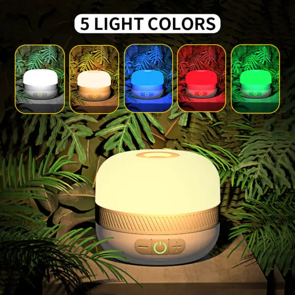 LV10 Outdoor LED Camping Flashlight 230 Hours Rechargeable Camping Lantern with Magnet Lighting Fixture Portable Emergency Light - Image 8
